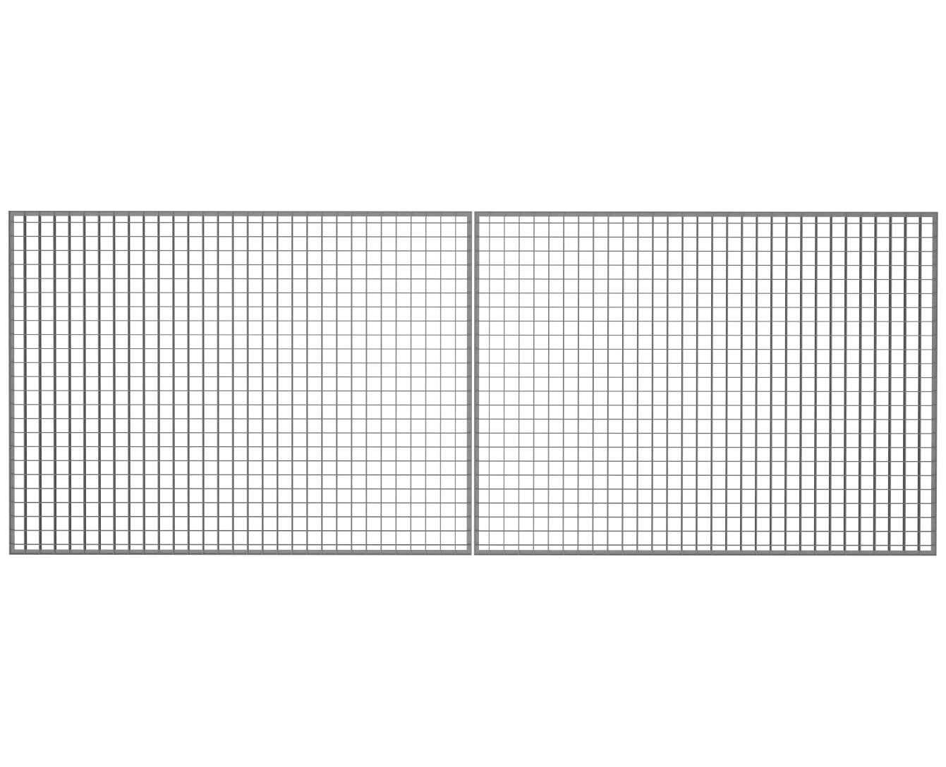 Gitterrost-Ebene 2300 x 800 mm (BxT)