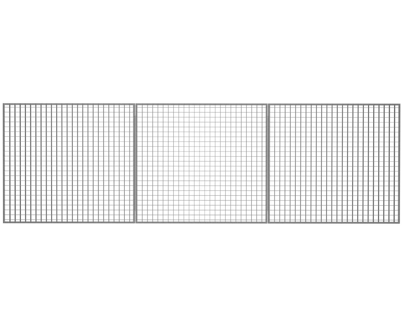 Gitterrost-Ebene 2700 x 800 mm (BxT)