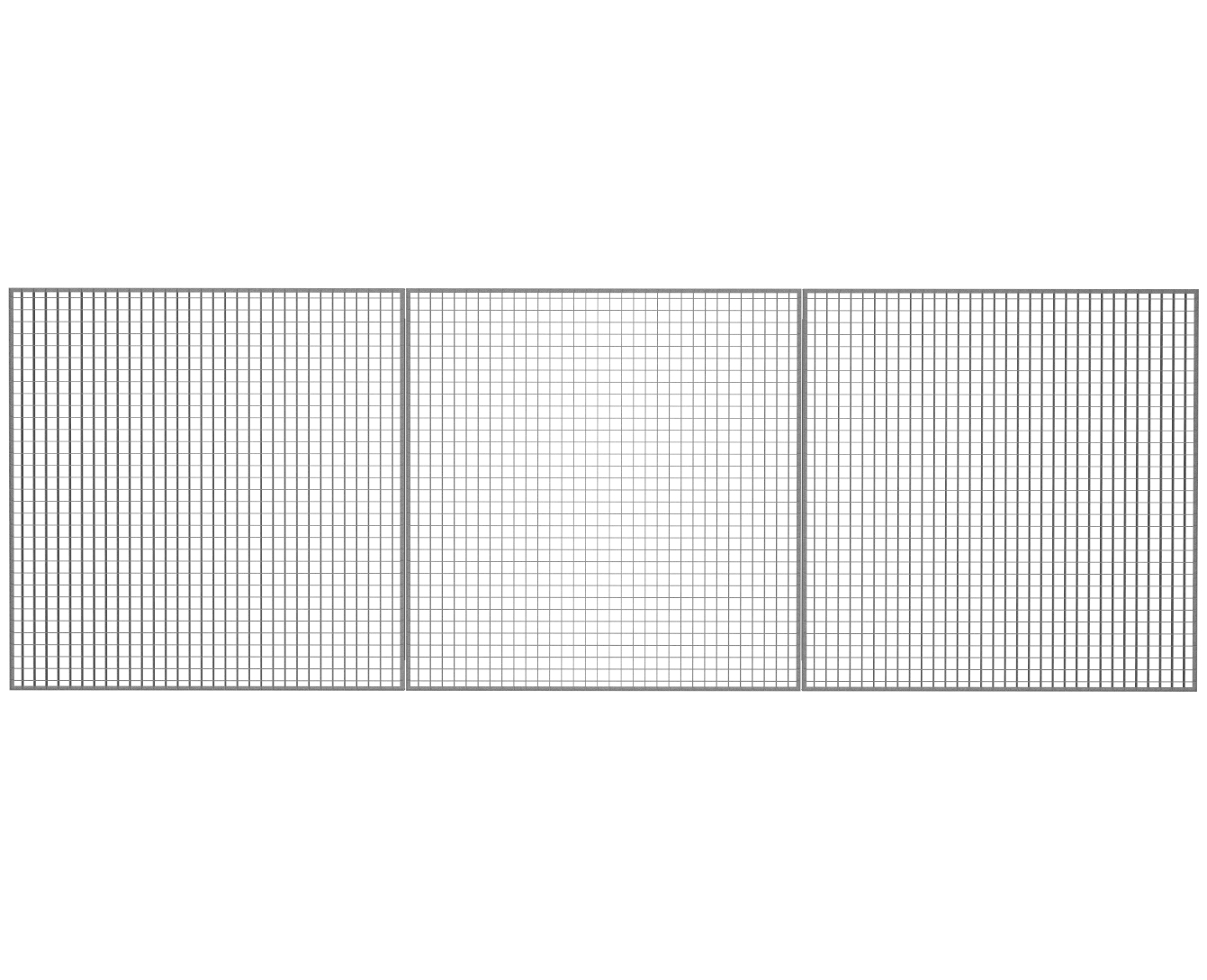 Gitterrost-Ebene 3300 x 1100 mm (BxT)