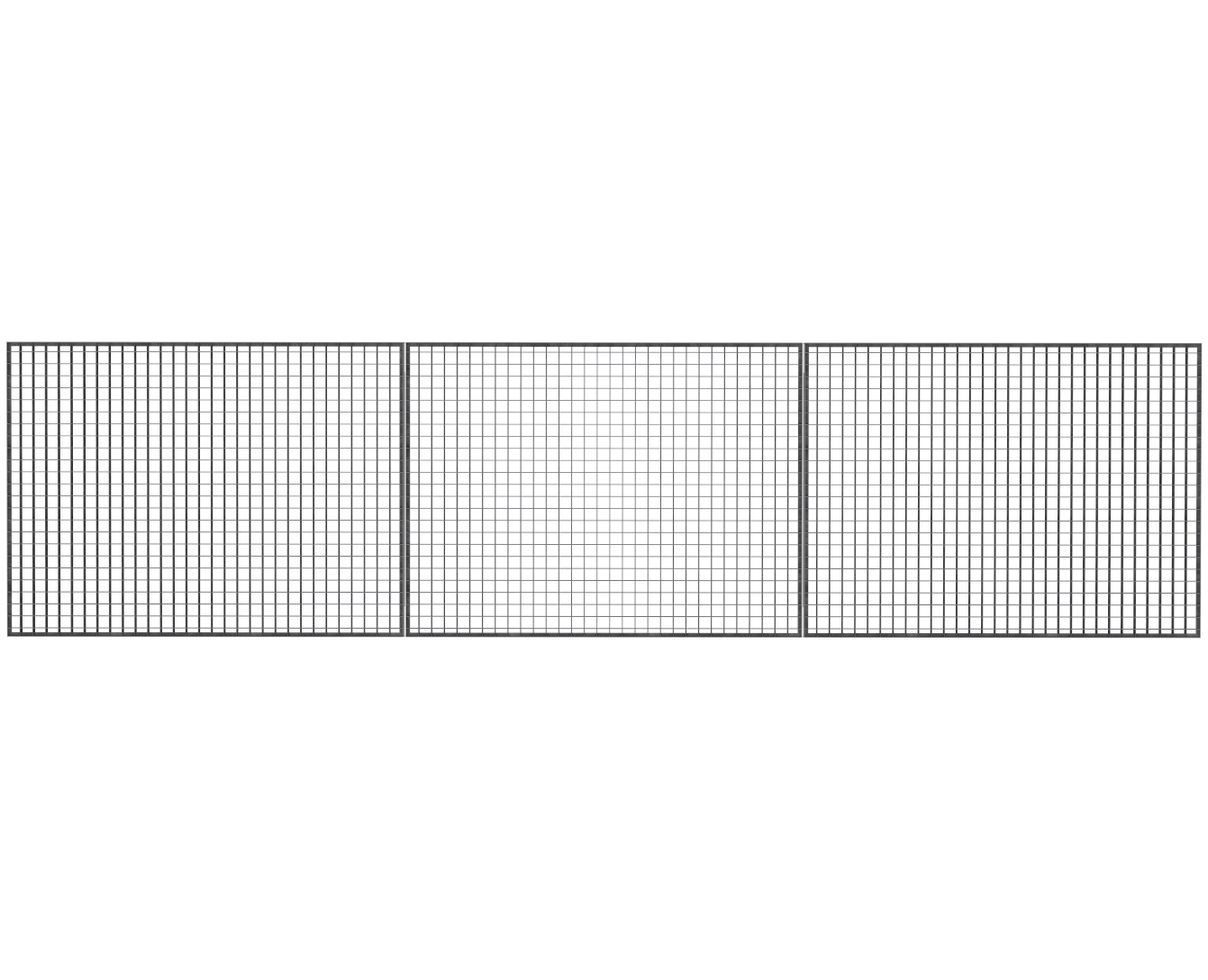 Gitterrost-Ebene 3300 x 800 mm (BxT)