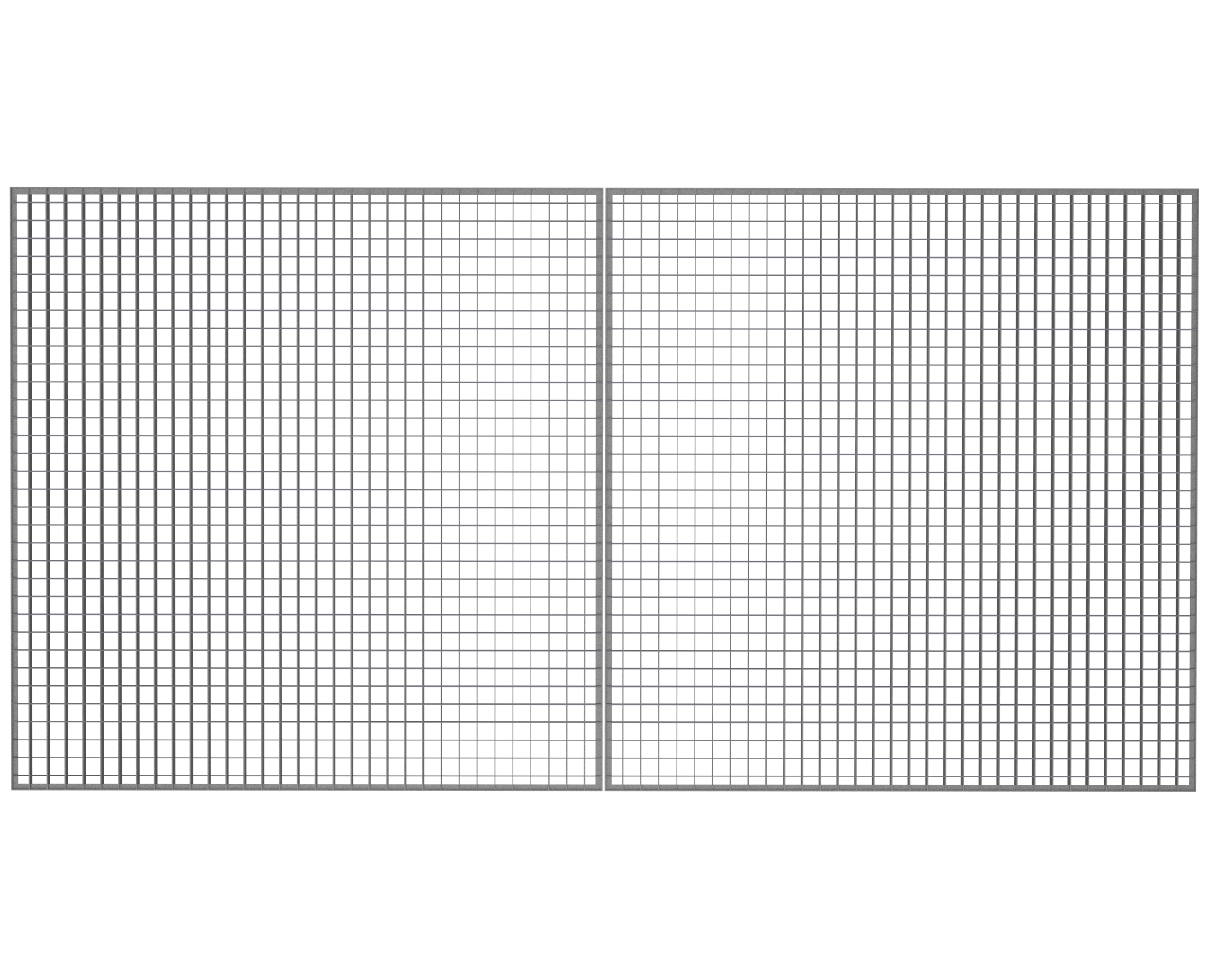 Gitterrost-Ebene 2300 x 1100 mm (BxT)