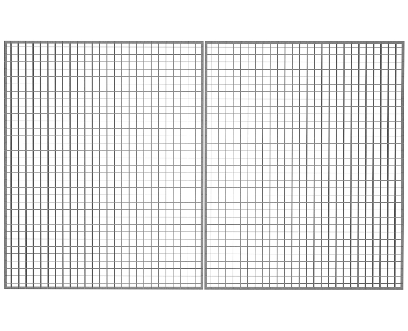 Gitterrost-Ebene 1825 x 1100 mm (BxT)