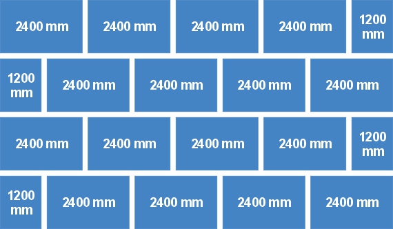 SET Rückwandgitter 10800 x 6000 mm (LxH)